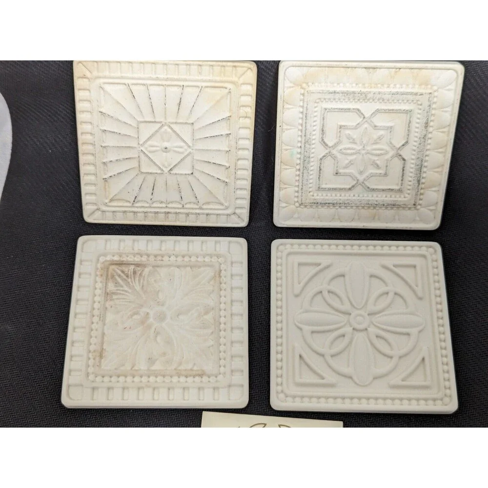 Rare 4 LENOX  FORUM COLLECTION CERAMIC COASTERS